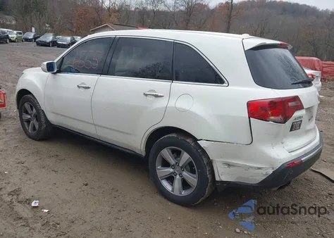 2012 Acura Mdx z USA, uszkodzony, nr VIN 2HNYD2H22CH517013